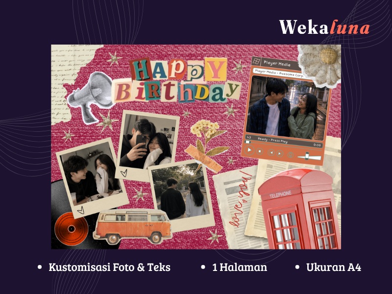 Preview template Travel Retro Birthday